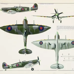 Supermarine Type 350 Spitfire aeroplane