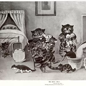 Supplement, The Seven Ages by Louis Wain - One