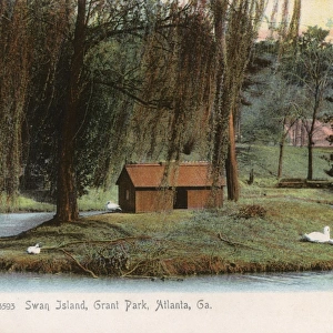 Swan Island, Grant Park, Atlanta, Georgia, USA