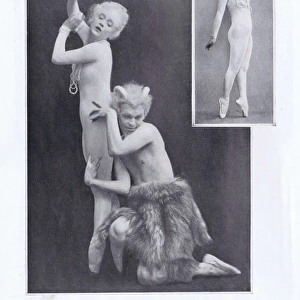 Swedish dancers Kai Reiners and Emy Agren in Faun and Nymph