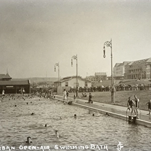 Swimming bath, Durban, Natal Province, South Africa