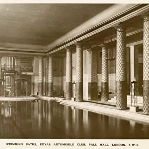 Swimming Baths, Royal Automobile Club, Pall Mall, London