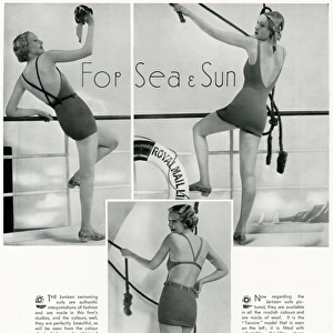 Swimwear for the sea and sun 1933