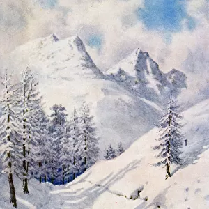 A SWISS PASS IN SNOW