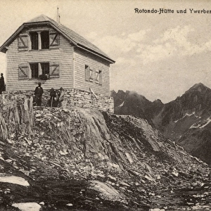 Switzerland - Rotondohutte and view toward the Ywerberhorner