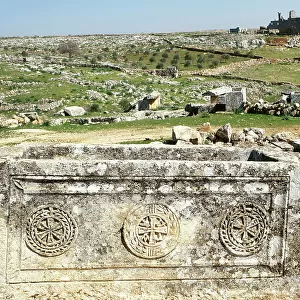 Syria. Dead Cities. Serjilla. Remains of the necropolis