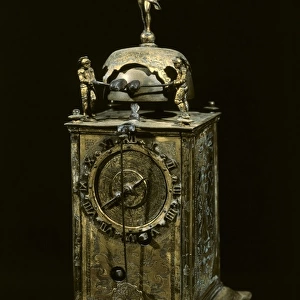 Table clock (16th c. ). Renaissance art. Jewelry