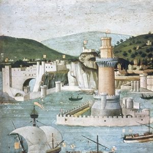 Table of the Strozzi. 1472-1473. The port and