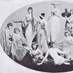 A tableau vivant arranged by Ben Ali Haggin from the Ziegfeld Follies of 1919, New Amsterdam Theatre, New York. Produced by Florenz Ziegfeld Date: 1919