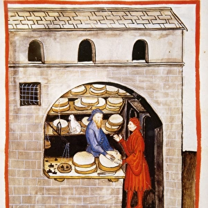 Tacuinum Sanitatis. 14th century. Medieval handbook of health
