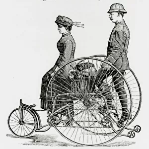 Tandem tricycle
