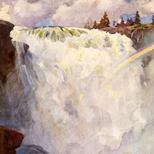 Tannforsen Waterfall