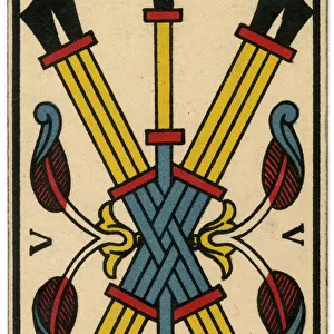 Tarot Card - Baton V