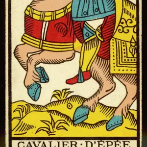 Tarot Card - Cavalier d Epee (Knight of Swords)