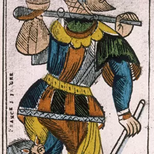 Tarot Card Fool 17C