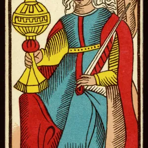 Tarot Card - Reyne de Coupe (Queen of Cups)