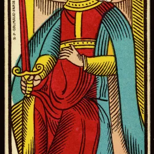 Tarot Card - Reyne d Epee (Queen of Swords)