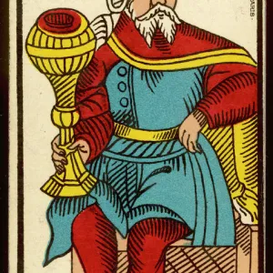 Tarot Card - Roy de Coupe (King of Cups)