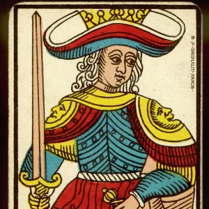 Tarot Card - Roy d Epee (King of Swords)