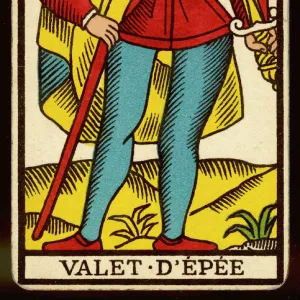 Tarot Card - Valet d Epee (Page of Swords)