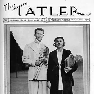 Tatler cover - Alice Marble and Donald Budge