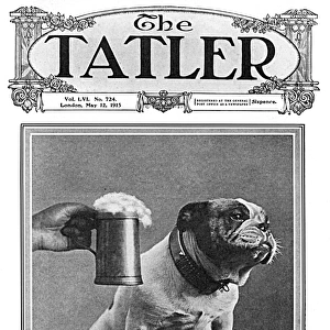 Tatler cover - Britain abstains from drinking, WW1