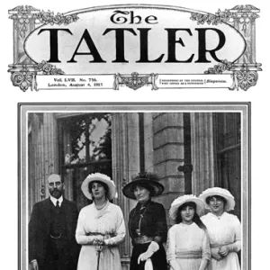 Tatler cover - Duke & Duchess of Buccleuch & daughters