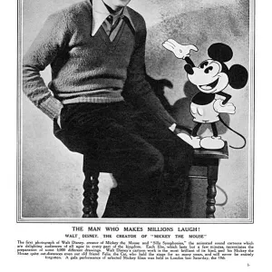 Tatler cover featuring Walt Disney, 1930