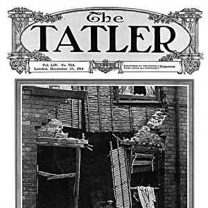 Tatler cover - German bombardment of Scarborough