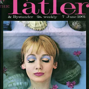 Tatler front cover- Helena Rubinstein make-up