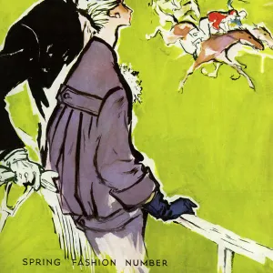 Tatler front cover, horse racing Ascot, 1955