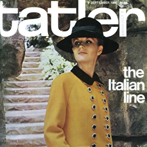 Tatler front cover, The Italian line, 1964