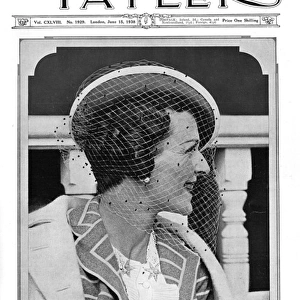 Tatler cover- Lady Louis Mountbatten at Ranelagh