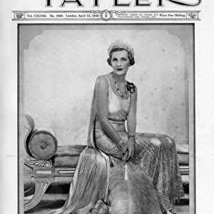 Tatler cover - Lady Louis Mountbatten by Yevonde