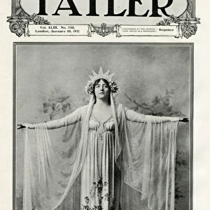 Tatler cover - Maud Cressall as the Fairy Queen