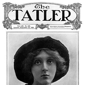 Tatler front cover - Mrs Percy Wyndham widowed, WW1