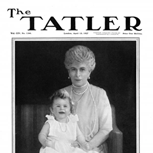 Tatler cover, Queen Mary and Princess Elizabeth of York