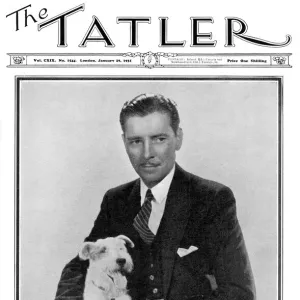 Tatler cover - Ronald Colman and his Sealyham Terrier