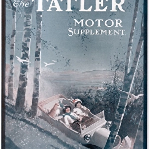 The Tatler Motor Supplement front cover, 1913