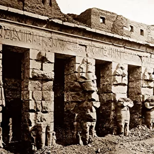 Temple Medinet Habu, Egypt, Victorian period