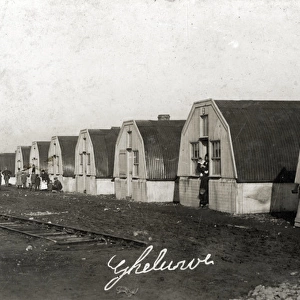 Temporary Housing at Geluwe, Belgium - after WW1