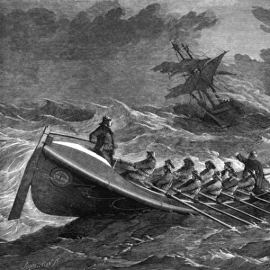 Tenby life boat, 1857