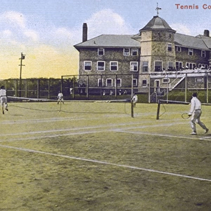 Tennis Courts - Country Club, Springfield, Massachusetts