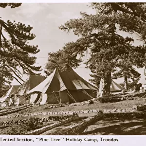 Tented section, Pine Tree Holiday Camp, Troodos, Cyprus
