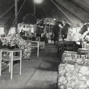 Tents As Terminal Buildings with Arm Chair and Tables wi?