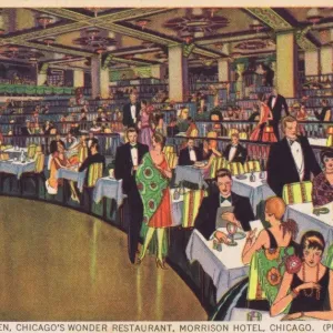 Terrace Garden Theatre-Restaurant in the Morrison Hotel