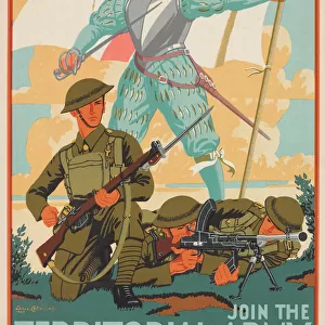 Territorial Army poster - Inter-war period