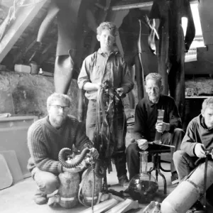 Tessyman family, seaweed farmers, Dartmouth, Devon