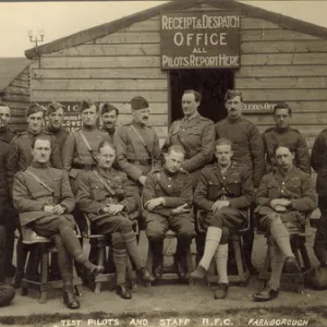 Test pilots and staff RFC Farnborough