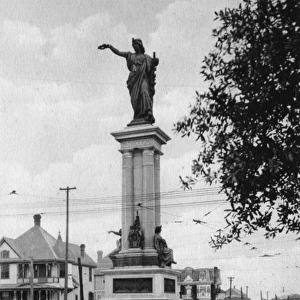 Texas Heroes Monument, Galveston, Texas, USA